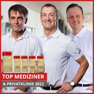 TOP MEDIZINER & PRIVATKLINIK 2022: Fünffache Auszeichnung für die Sportklinik Ravensburg